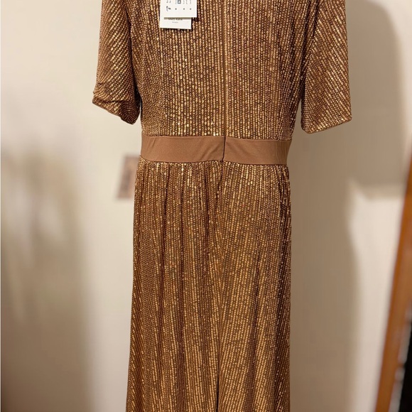 NWT Grace Karin Bronze Sequin Dress - Picture 4 of 5